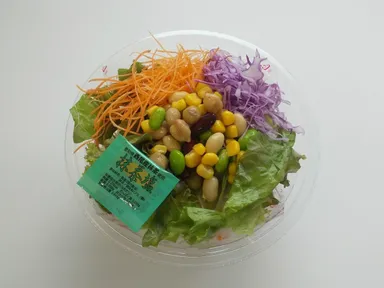 抹茶塩で和えるパリ麺サラダ