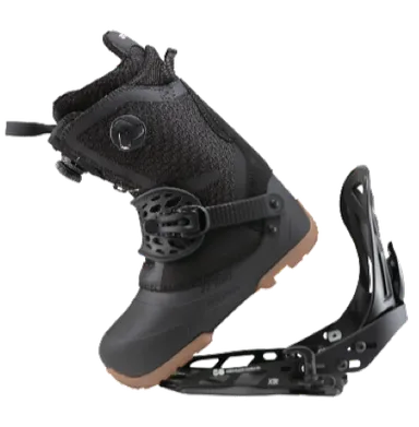 リフトを降りたら瞬時に装着できる 独自のステップインシステム