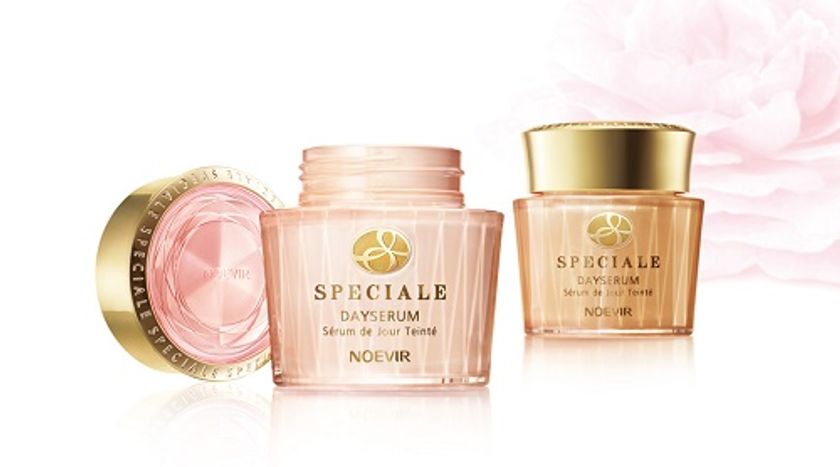 ノエビア最高峰スキンケアシリーズの日中用「薬用デイセラム」から、
明るさの異なる2タイプを新発売／ノエビア