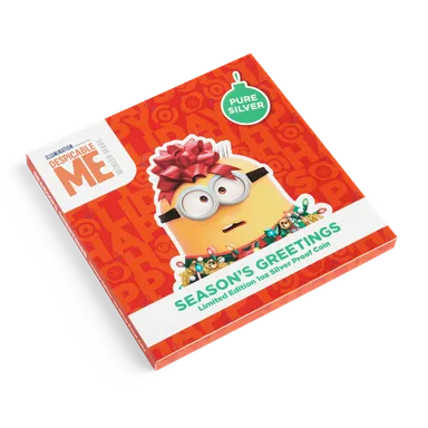 ミニオンメイド　純銀製カラーコイン 4