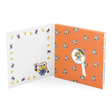 ミニオンメイド　純銀製カラーコイン 8