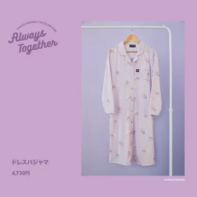 TWICE EDITION ルームウェアワンピース　￥4,730-(税込)