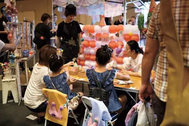 クリエーターズマーケット体験教室ブース