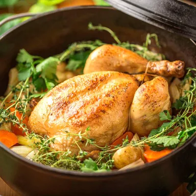 丸鶏のロースト