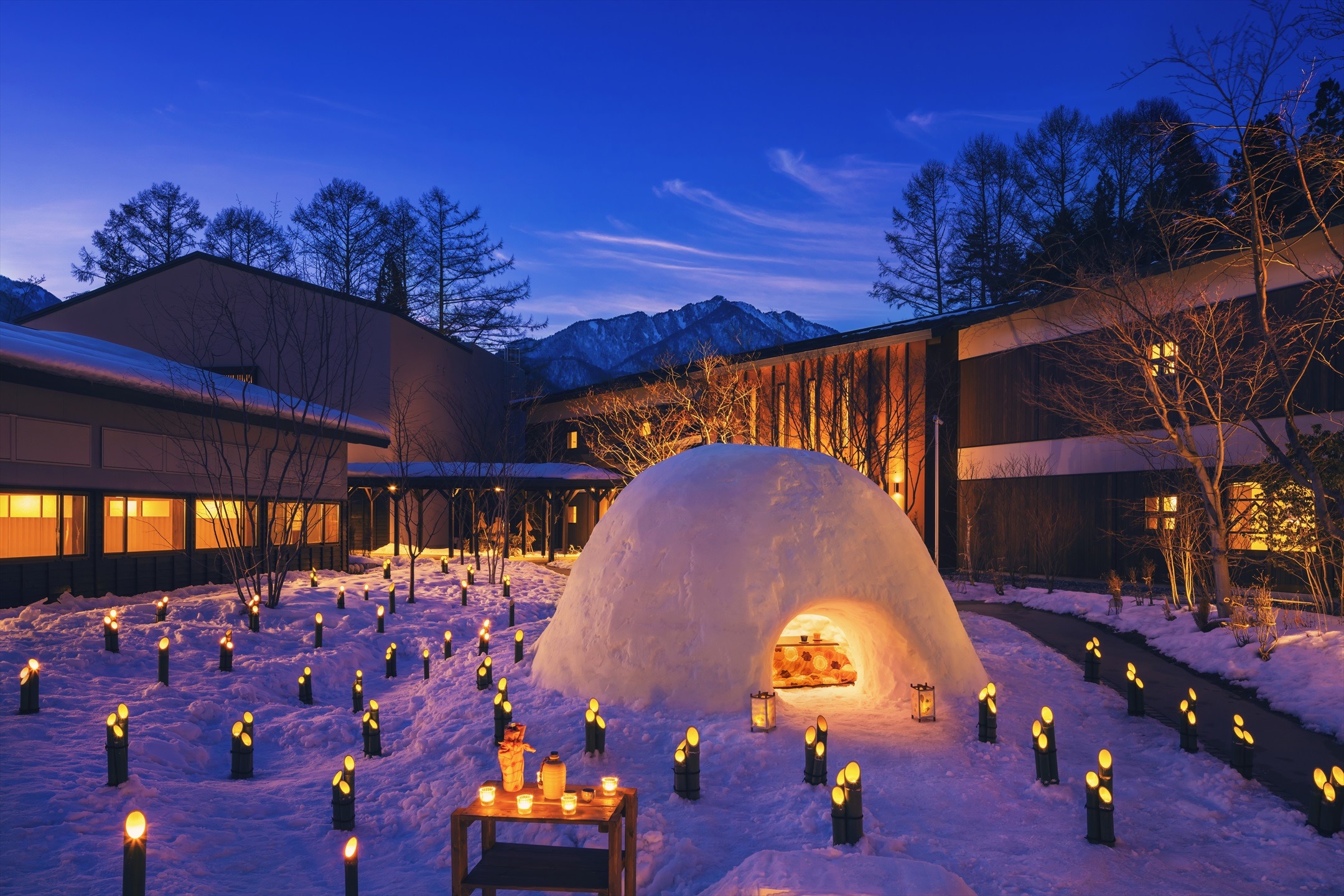 星野リゾート 界雪国の冬の風物詩を楽しむ かまくら体験 開催期間 年2月1日 29日 対象施設 界 津軽 界 アルプス 星野リゾートのプレスリリース