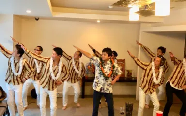 メンズフラダンス風景1