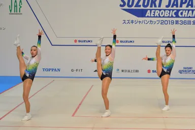 シニアトリオ優勝 今村・上田・鈴木トリオ