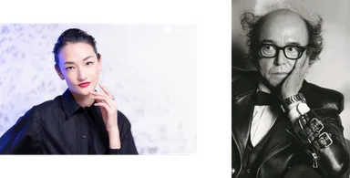 モデル　冨永愛／鈴木正文(『GQ JAPAN』編集長)