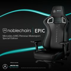 メルセデスより公式ライセンスを取得したゲーミングチェア　ドイツnoblechairsがMercedes-AMG Petronasとのコラボレーション製品を発売