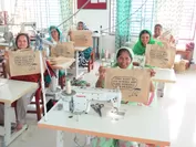 ジュートバッグをつくるバングラデシュの生産者たち
