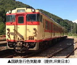 ▲国鉄急行色気動車（提供：JR東日本）