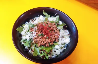 【大友食堂】焦がしニンニク坦々油そば-1