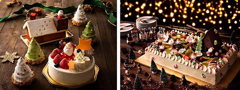 クリスマスを彩る様々なデザインのケーキ
クリスマスケーキ2019
千里阪急ホテル・ホテル阪急エキスポパークにて
2019年12月1日（日）より順次販売開始
