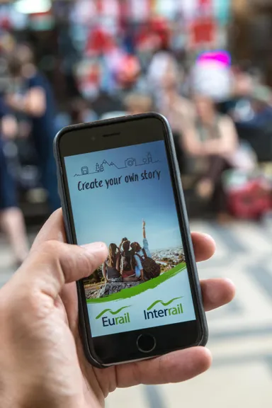 ユーレイルのアプリを使って旅行