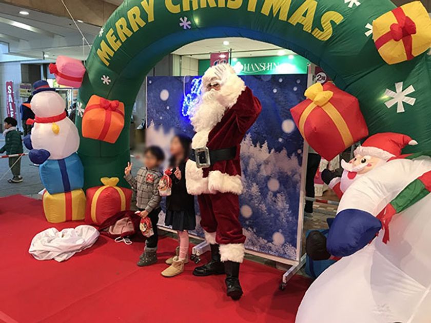 今年もサンタクロースがエビスタ西宮に登場！
クリスマスイベント「エビスタにサンタクロースがやってくる！！」