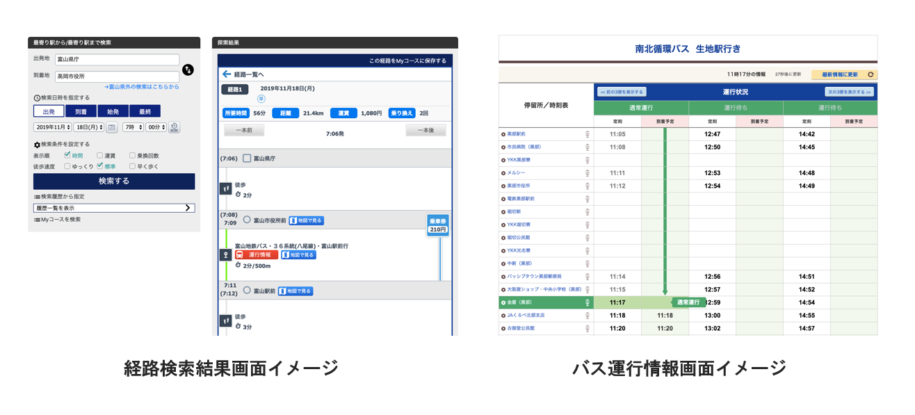 システム バス ロケーション