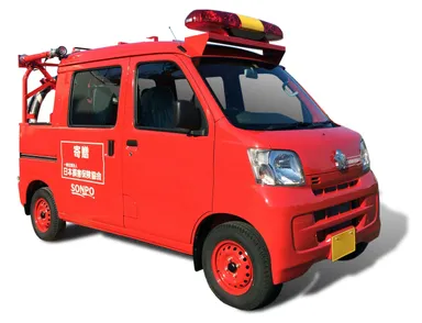 市区町村(離島を除く)に寄贈する軽消防自動車(デッキバンタイプ・9台)