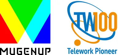 MUGENUP_テレワーク先駆者百選_logo