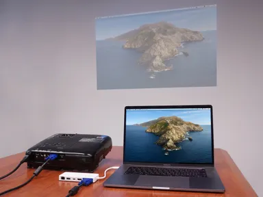 プロジェクターでの出力