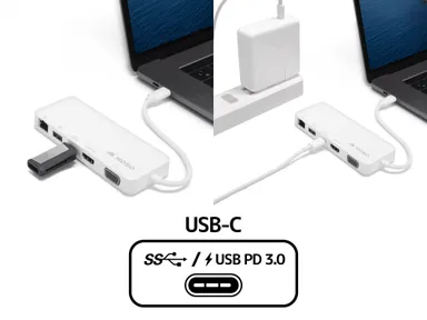 データ転送・Power Delivery両対応のUSB-Cポート
