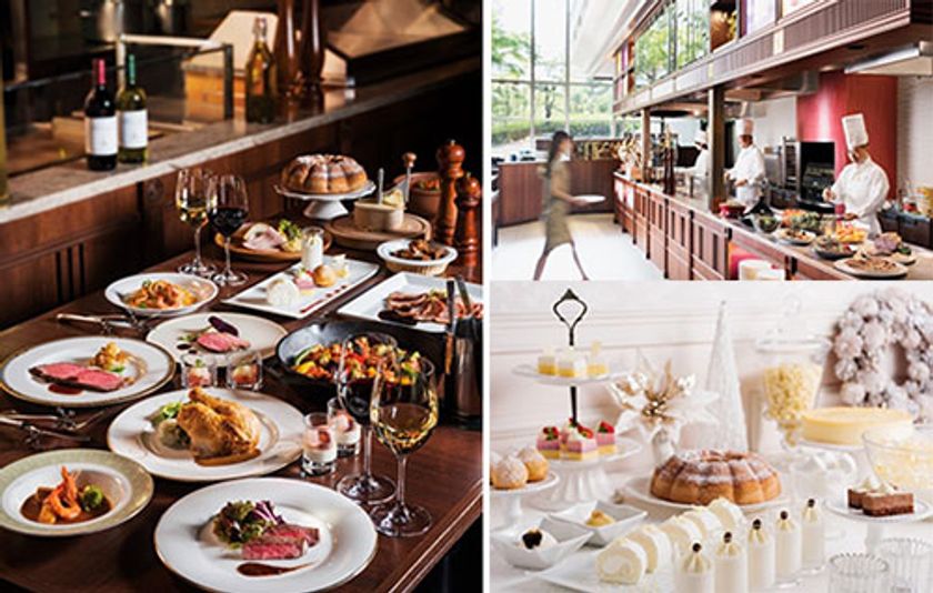 冬の味覚「海老」「蟹」「鮟鱇(あんこう)」&出来たてフレンチを目の前で
デザートも“真っ白”に。「Winter Fair（冬フェア）」