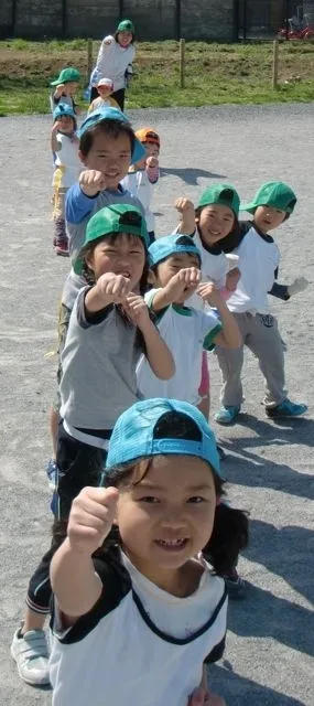 屋外授業 元気英会話がe-kids流