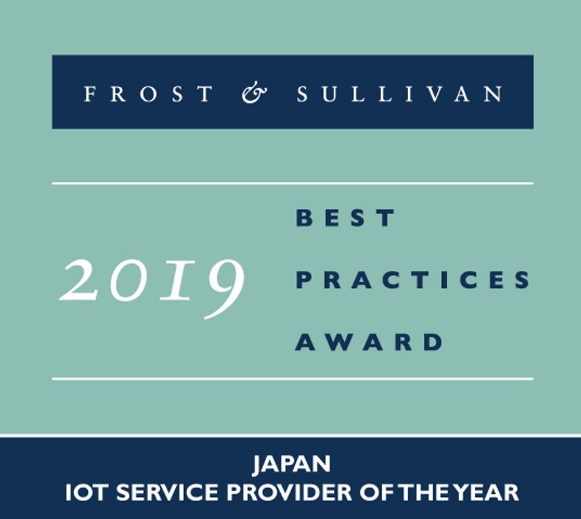 「2019フロスト&サリバン アジア太平洋地域ICTアワード」
において
「2019 Japan IoT Service Provider of the Year」を受賞