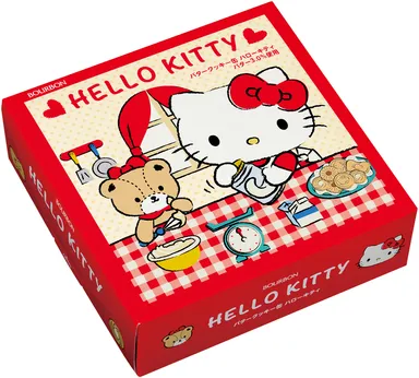 バタークッキー缶(ハローキティ)外箱斜