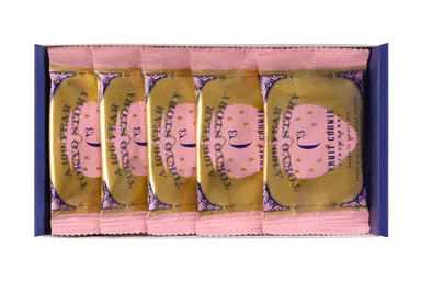 明治屋ジャムクッキー いちご　5個入り 身箱￥500(税込価格￥540)