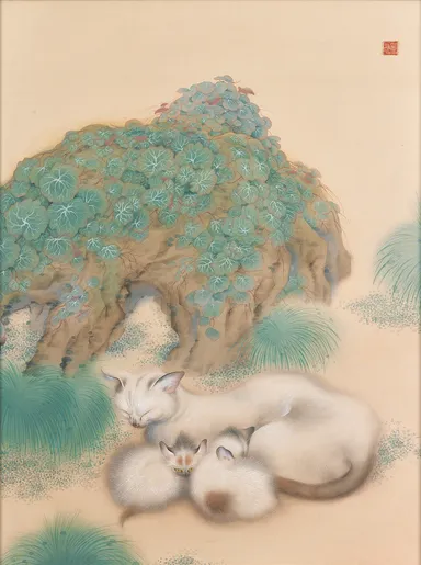 堂本印象　猫　1922年