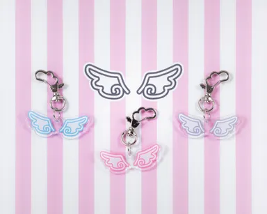 ロゴ羽チャーム