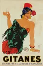 Photo.22 REGIE FRAN CAISE(フランス専売)“GITANES”ポスター デザイン：Jules Isnard Dransy 1931年 多色石版 161.0×122.0cm