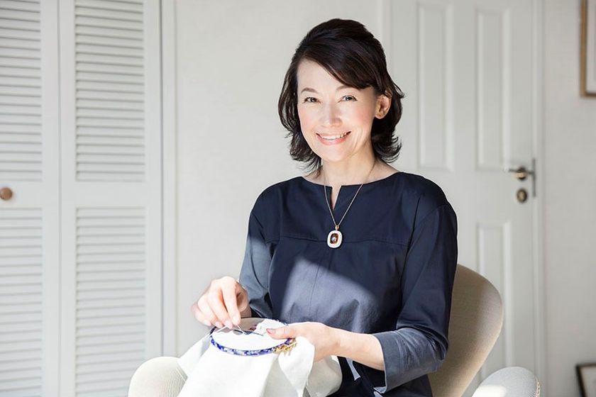 デンマークで130年の刺繍工房 幅1.34mの大作を含む展示 岡田美里