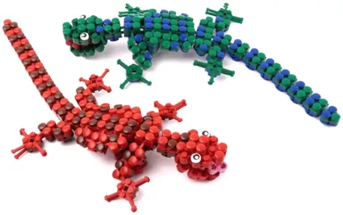 生きているかのようにクネクネと動くトカゲ