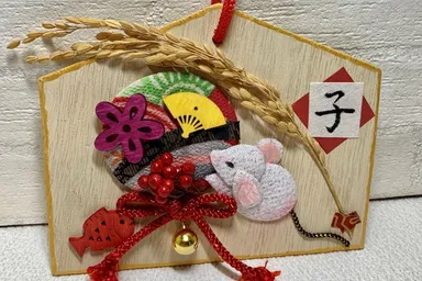 押し花、和布で作る小物