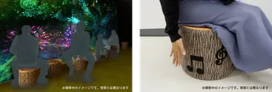 MELODY STUMP／楽器の森の切り株