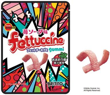 フェットチーネグミ苺ソーダ(ロメロ)