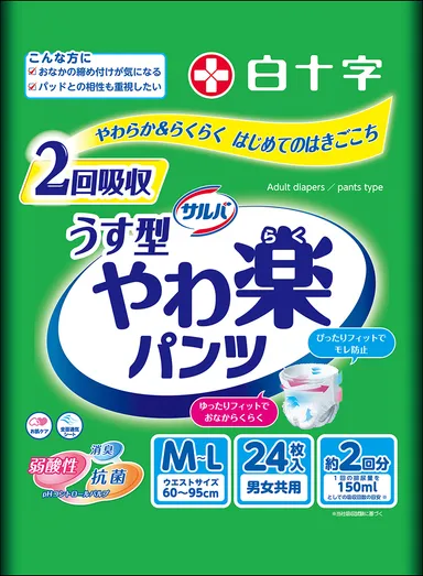 サルバやわ楽パンツ【2回吸収】