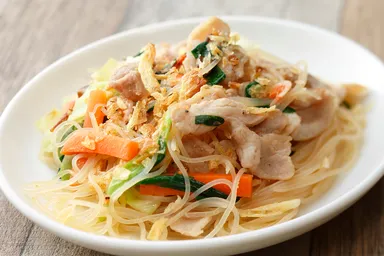 鉄板焼き 台湾風ビーフン