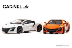 ホンダ NSX(NC1)が1/64スケールミニカーで登場　2019年に追加されたオレンジと130Rホワイト　各限定999台を2019年12月6日(金)より予約受付開始