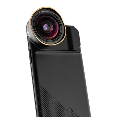 プロ12mm非球面超広角レンズ(装着時)