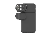 iPhone11Pro用ブラック(魚眼・望遠位置)