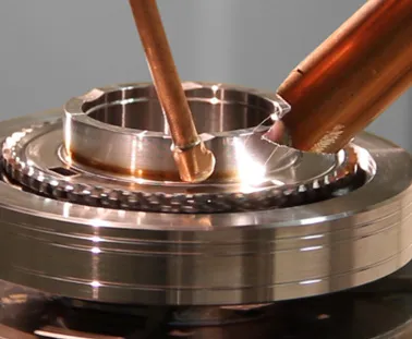 ギアホイールの溶接