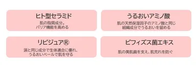 肌に不足している成分