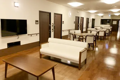 西上尾ホスピスケアそよ風＜リビング・ダイニング＞