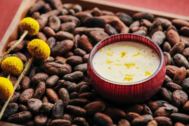 【軽井沢ホテルブレストンコート】デセール・ド・ラ・バレンタイン_2品目：香りに包まれて_01