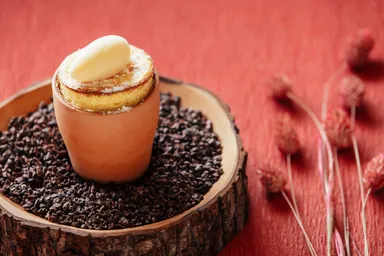 【軽井沢ホテルブレストンコート】デセール・ド・ラ・バレンタイン_2品目：優しい時間