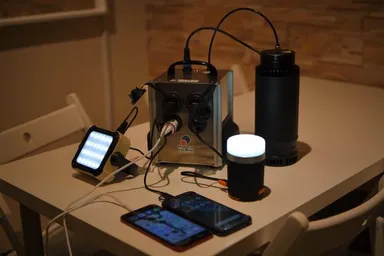 携帯充電・照明の確保