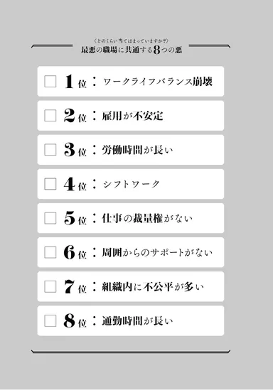 最悪の職場に共通する8つの悪