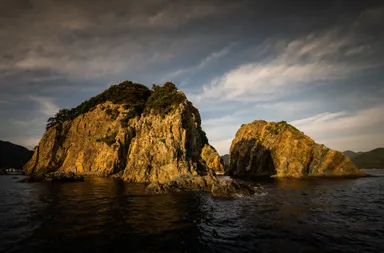 赤坂水産付近の日本ジオパーク